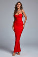 Dotte Maxi Bandage Dress - Red by Bella Barnett