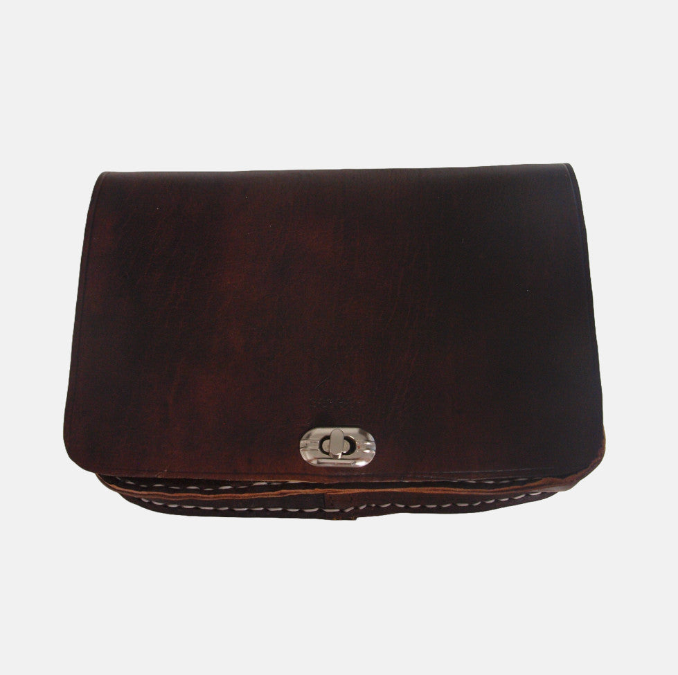 The Kenitra Cross-Body Bag In Dark Brown 2208