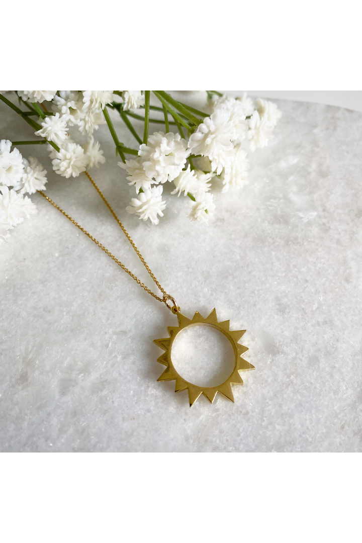 Marisol Gold Sunburst Necklace MARISOLGLD001