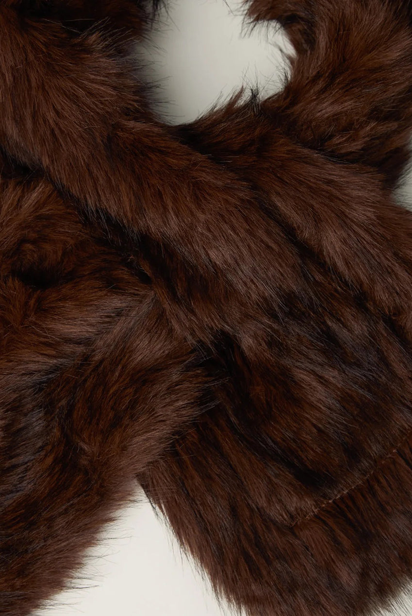 Faux Fur Scarf NB261503030