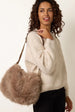 Fluffy Faux Fur Shoulder Bag by Blue Vanilla