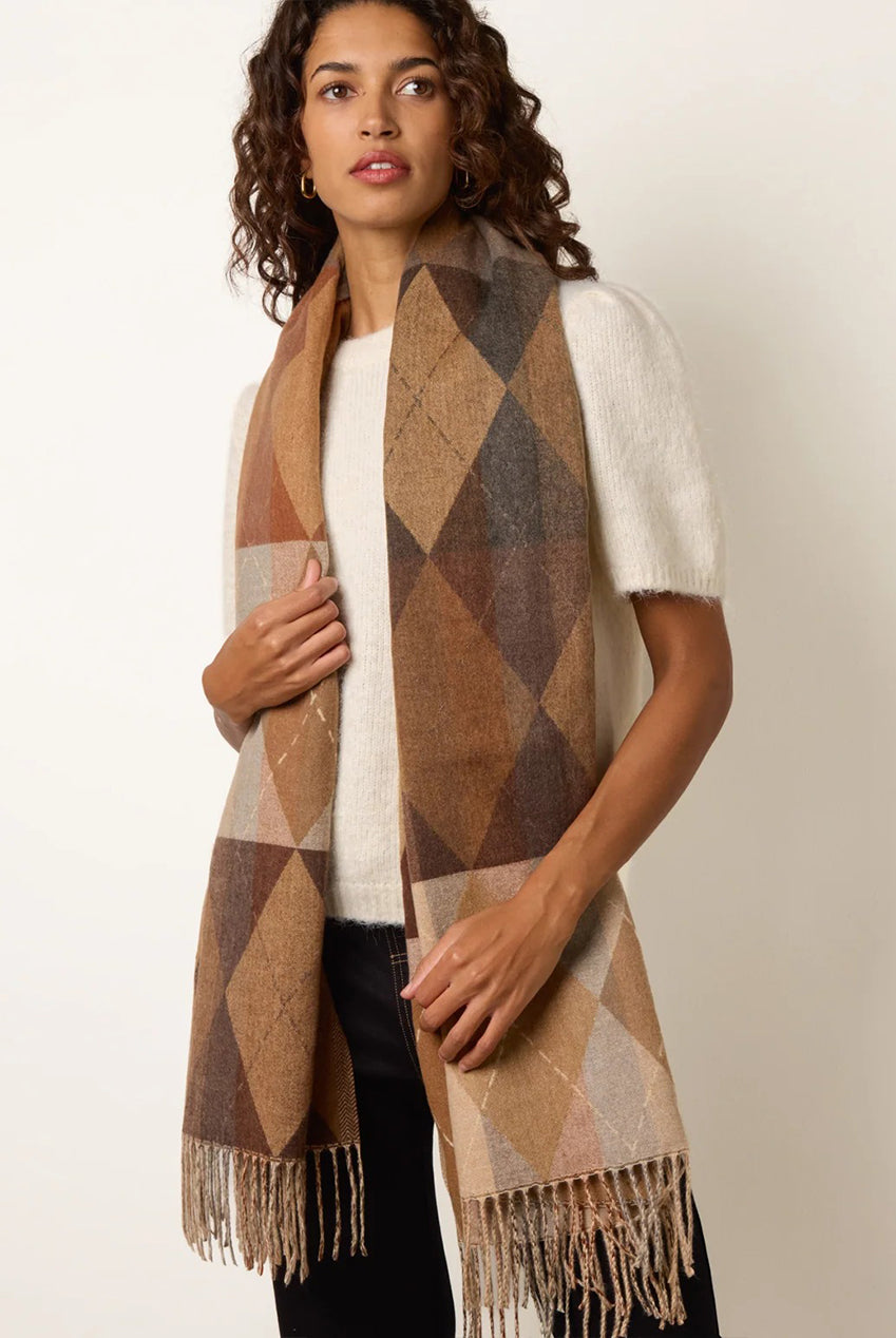 Argyle Pattern Scarf NB261511039