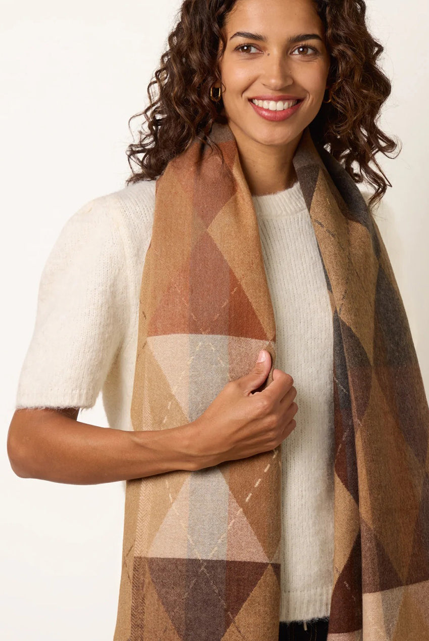 Argyle Pattern Scarf NB261511039