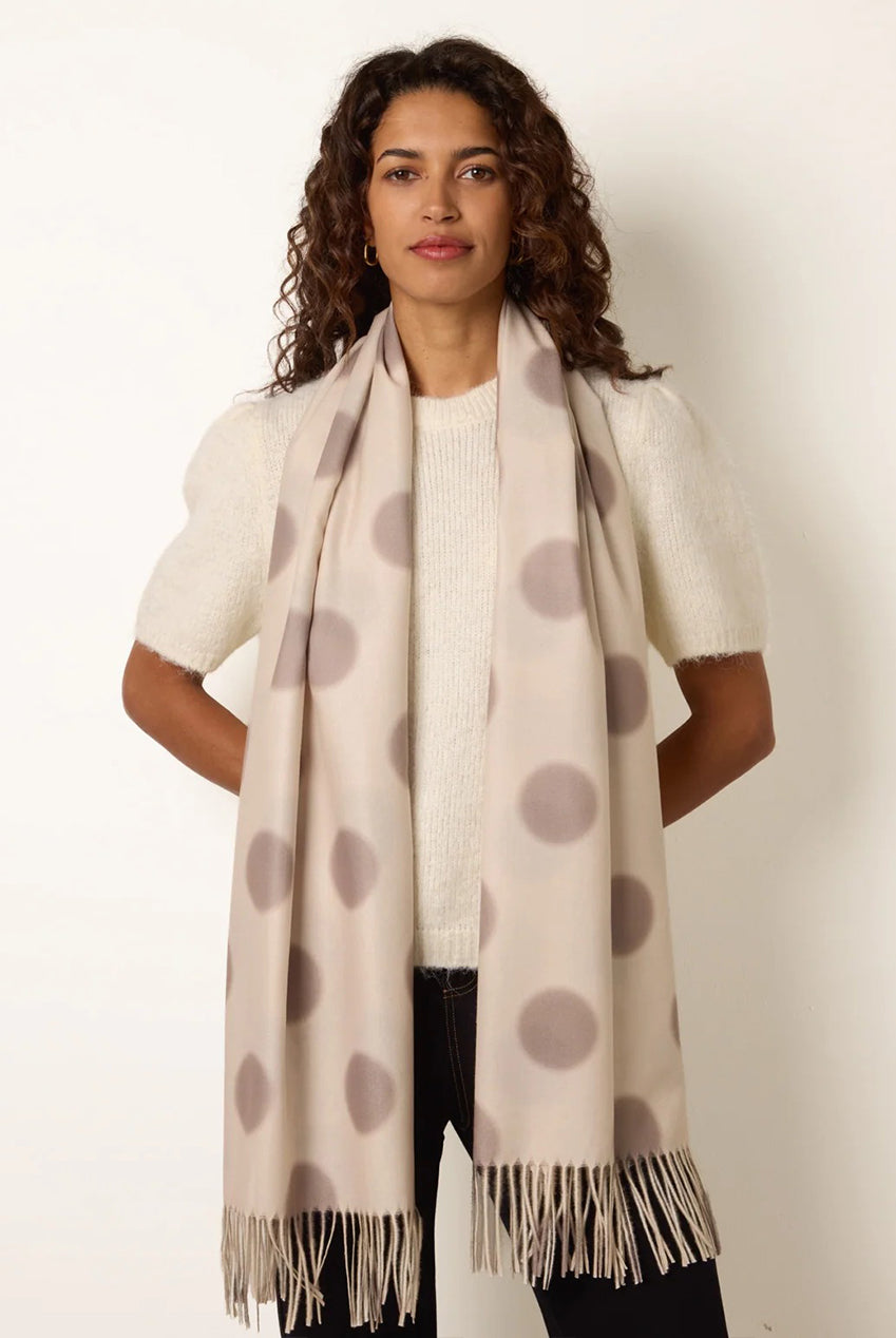 Polka Dot Pattern Scarf NB261515014