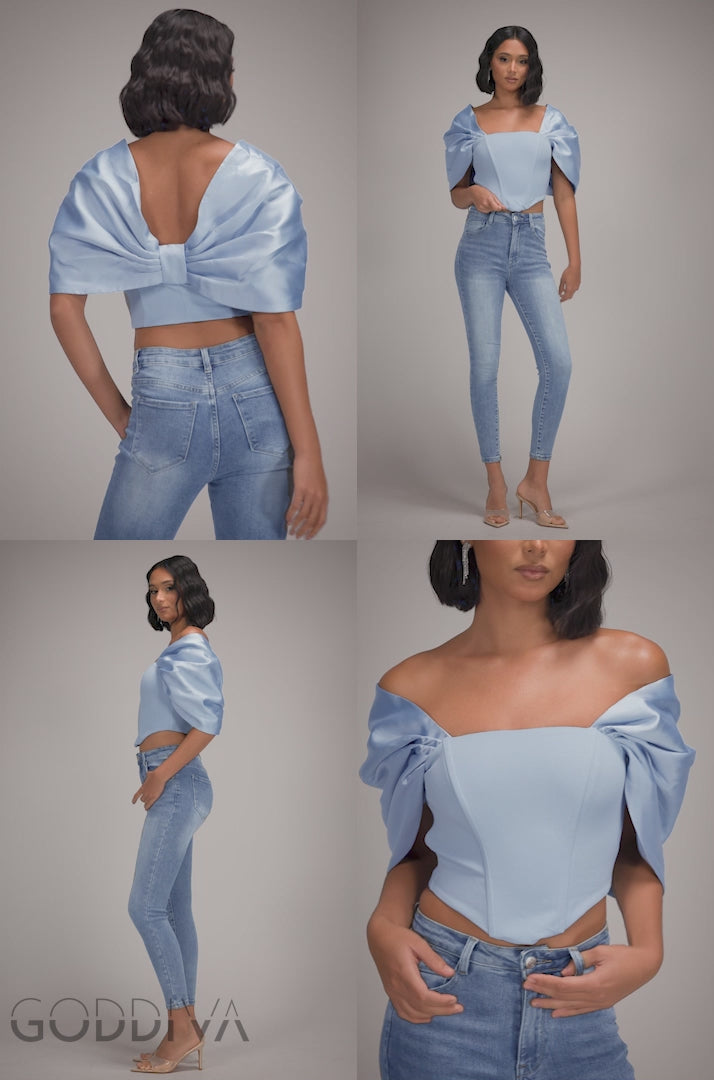 Skinny Fit Stretch Denim Jeans - Blue TR392