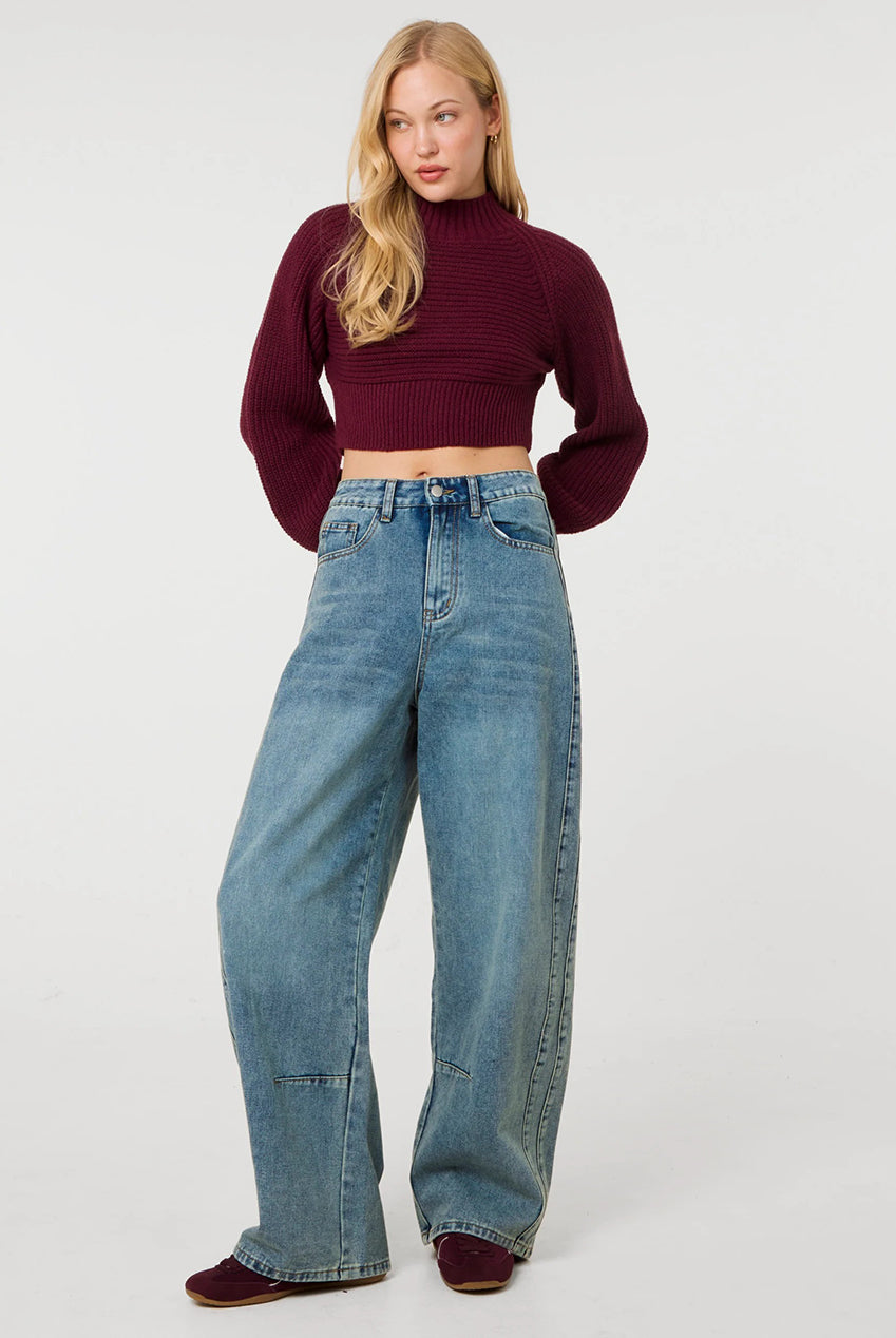 High Neck Knitted Jumper PV2925901