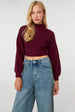 High Neck Knitted Jumper by Pink Vanilla
