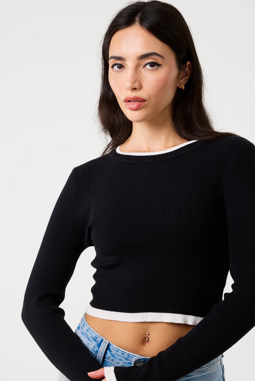 Contrast Knitted Jumper PV3764031