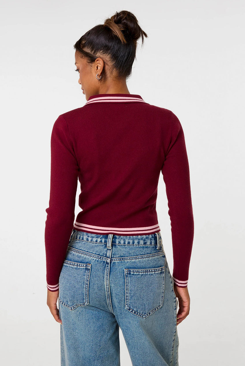 Contrast Knitted Jumper PV3983471