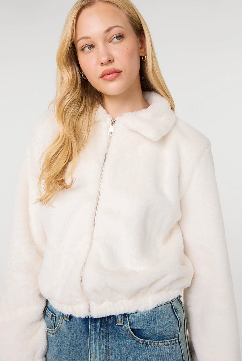 Fluffy Zip Up Jacket PV4001013