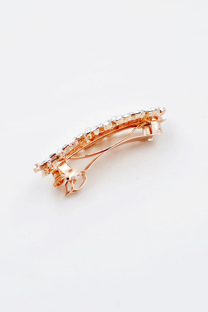 Rose Gold Pearl Hair Clip 5060801174169
