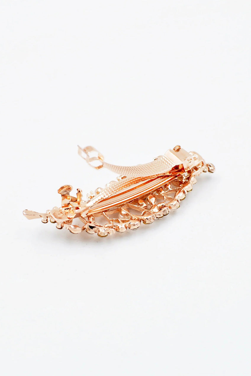 Rose Gold Pearl Hair Clip 5060801174169