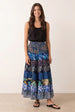 Multi Print Shirred Skirt by Blue Vanilla