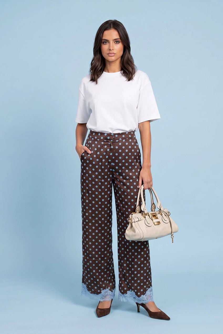 Lace Spot Trouser 40TRS39988