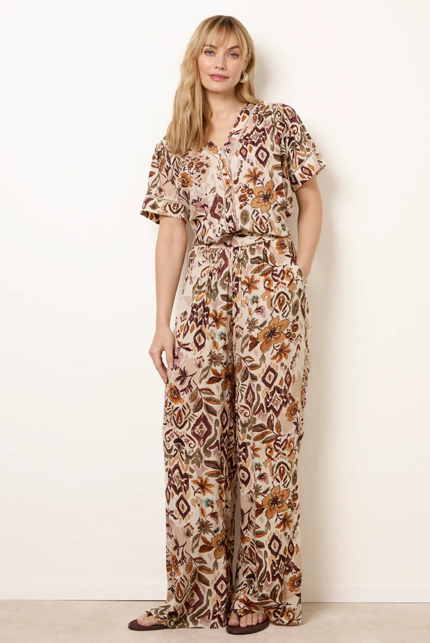 Paisley Print Trousers SS26015B057