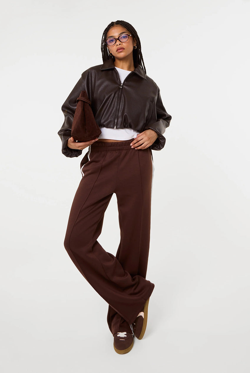 Faux Leather Puffball Jacket SS26039P030