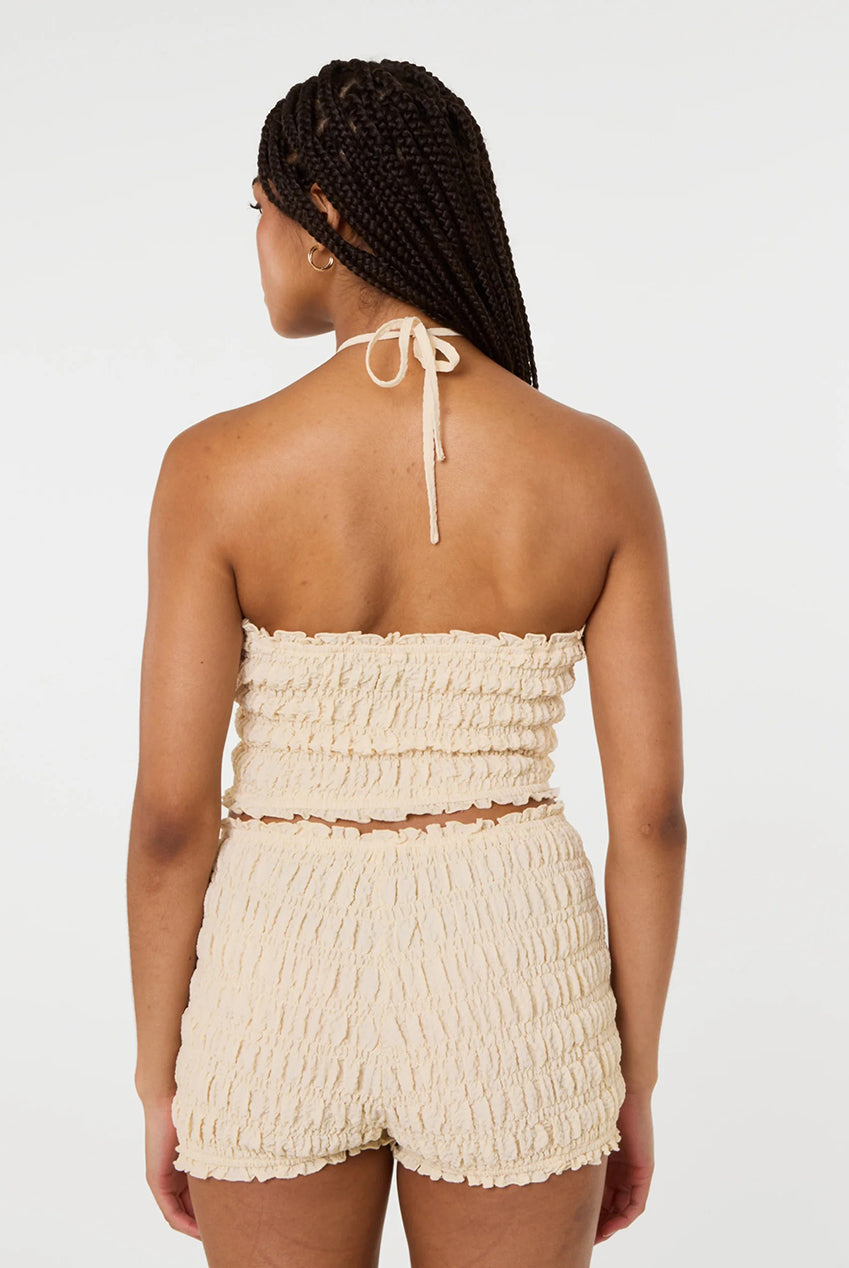 Shirred Halterneck Top SS26074P001