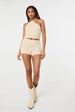 Shirred Micro Shorts by Pink Vanilla