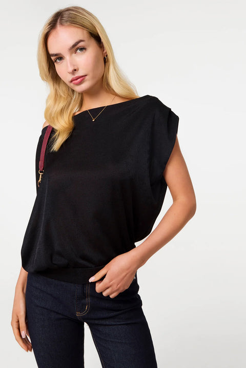 Off Shoulder Slinky Band Top by Pink Vanilla