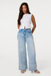 Whisker Wide Leg Jeans by Pink Vanilla