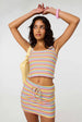 Multi Stripe Strappy Cami by Pink Vanilla