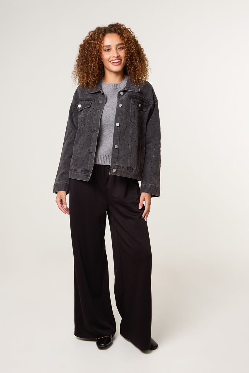 Embellished Denim Jacket ST2367BV003