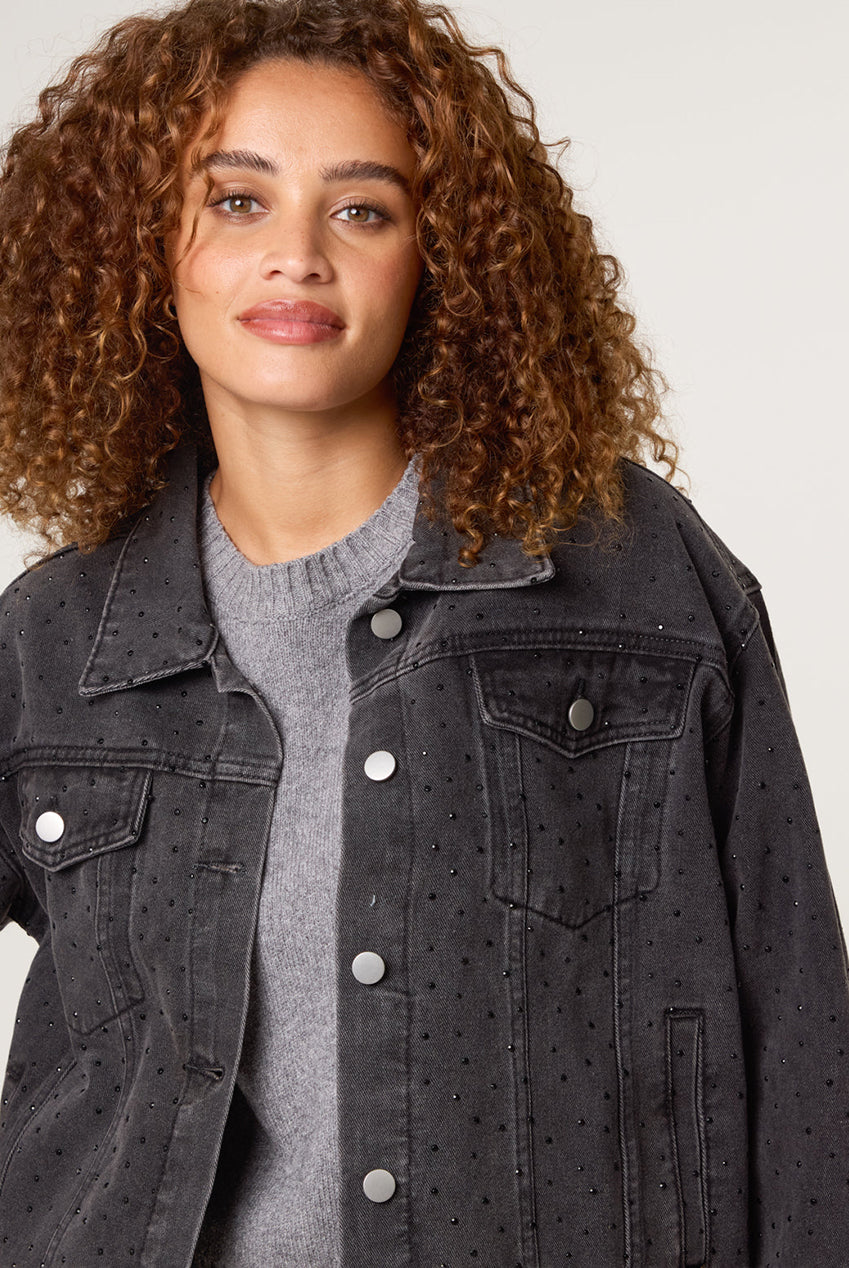 Embellished Denim Jacket ST2367BV003