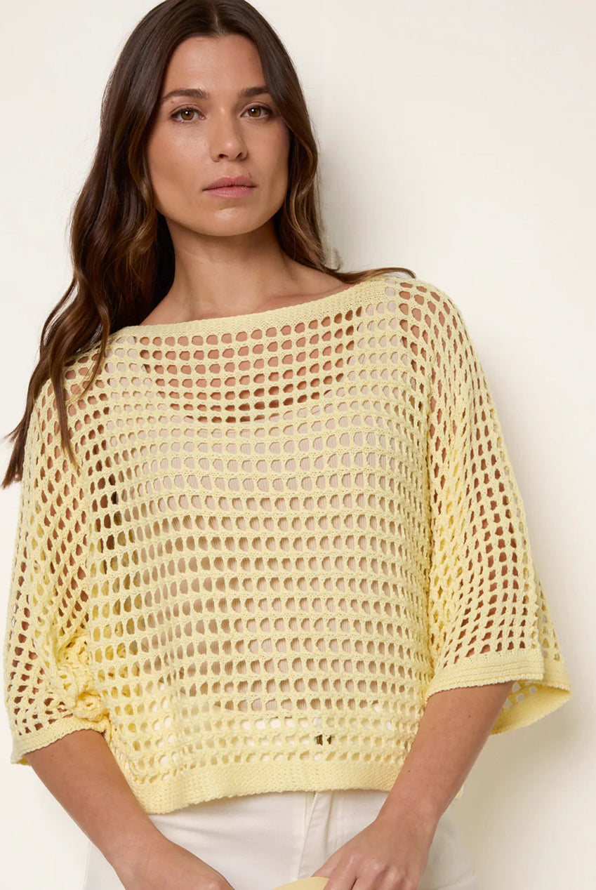 Round Neck Net Top WF5162BV178