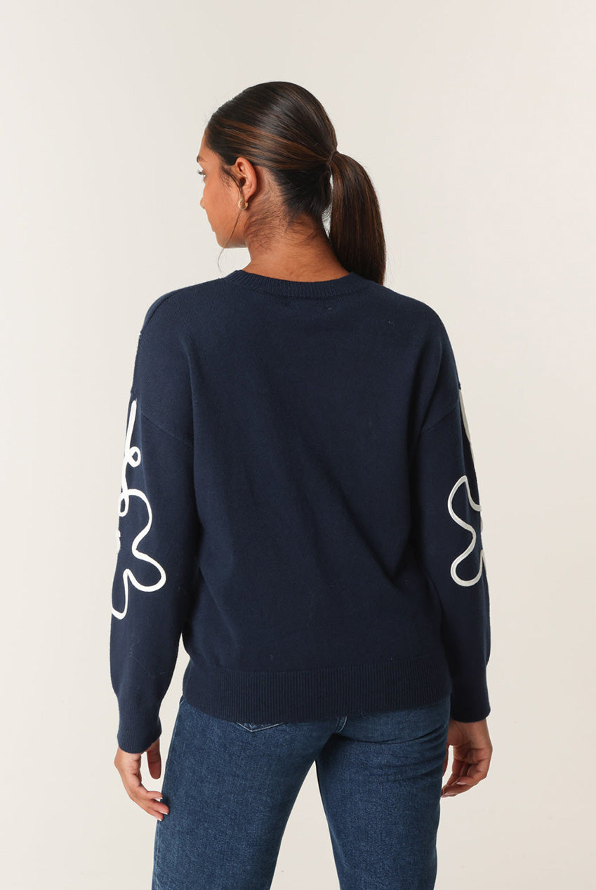 Floral Pattern Sweater BV3184008