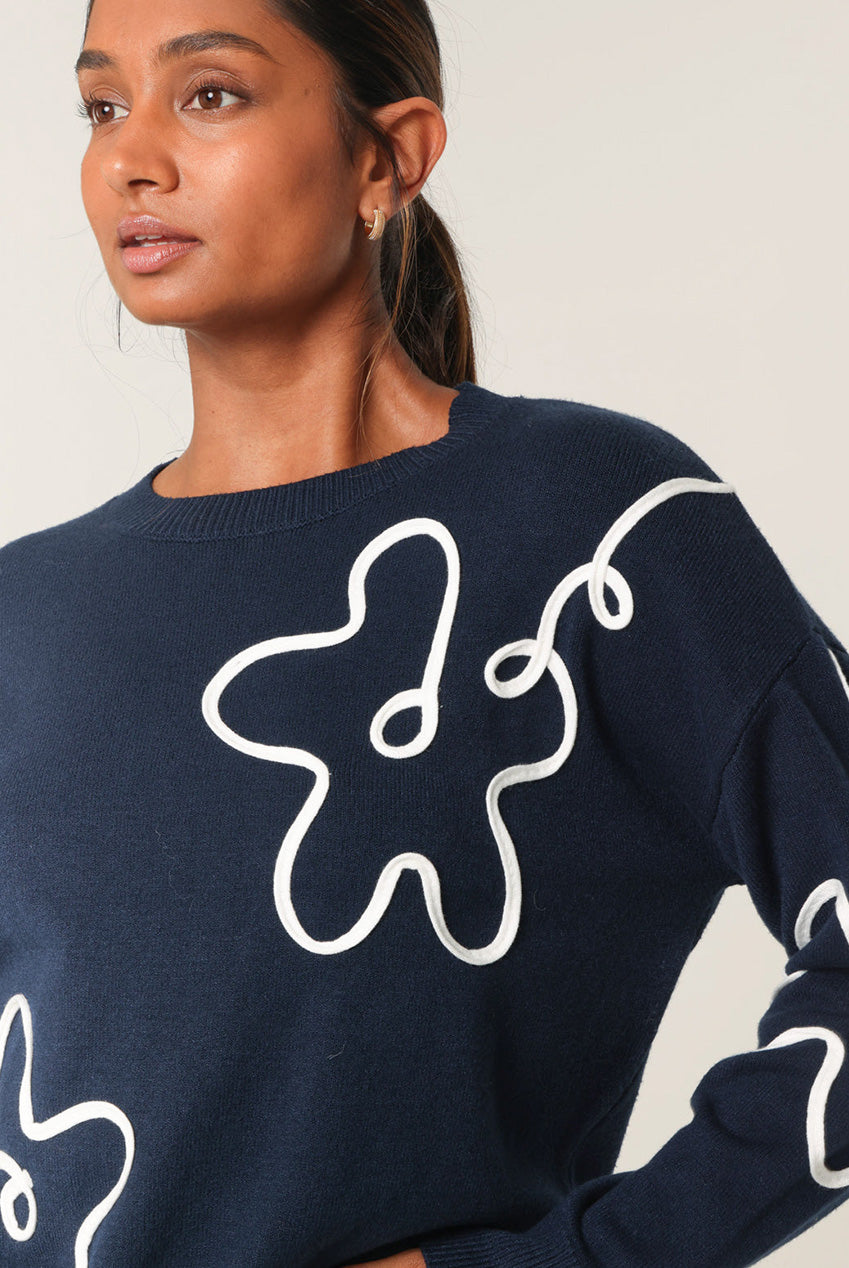 Floral Pattern Sweater BV3184008