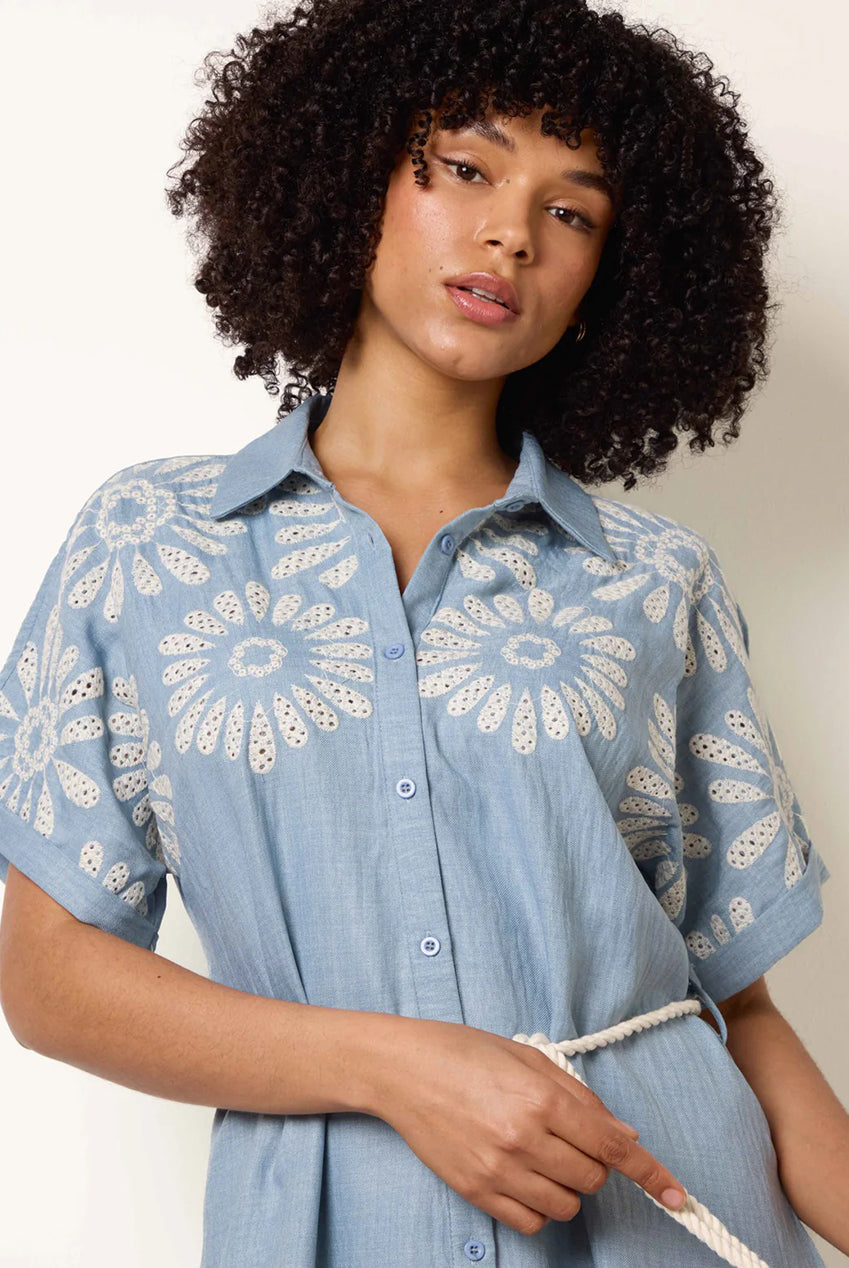 Floral Cutwork Embroidery Dress WF5696BV276