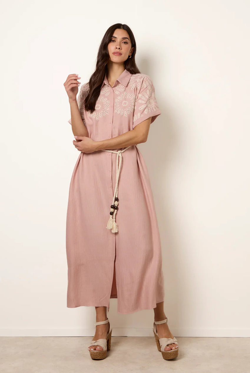 Floral Cutwork Embroidery Dress WF5696BV202