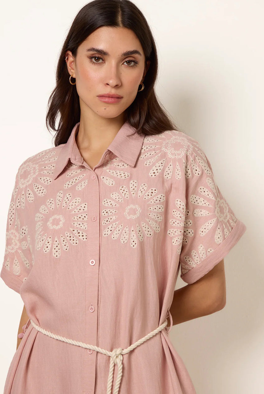 Floral Cutwork Embroidery Dress WF5696BV202
