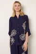 Floral Embroidery Shirt by Blue Vanilla