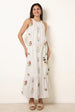 Halter Neck Embroidered Dress by Blue Vanilla