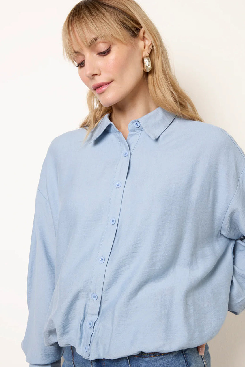 Relaxed Button-Up Shirt WF5780BV412