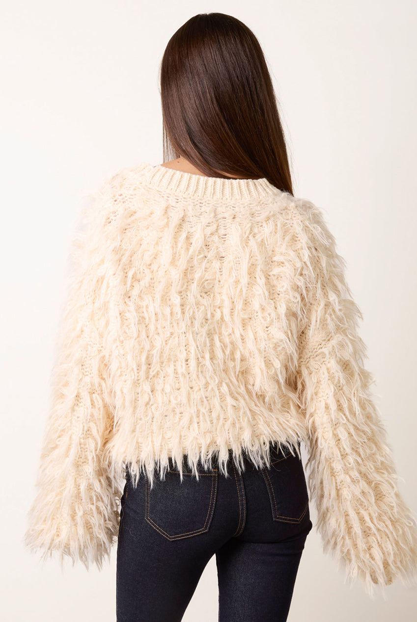 Fluffy Knit Cardigan WF5803BV013
