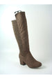 Glitz Shoes Divine 1717 Monty Metallic Panel Tall Boots