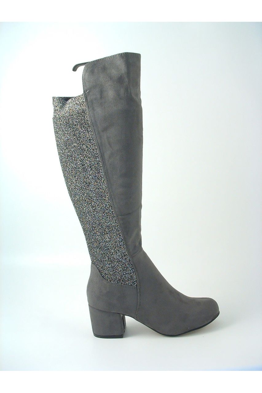 Divine 1717 Monty Metallic Panel Tall Boots Divine_Monty_1717