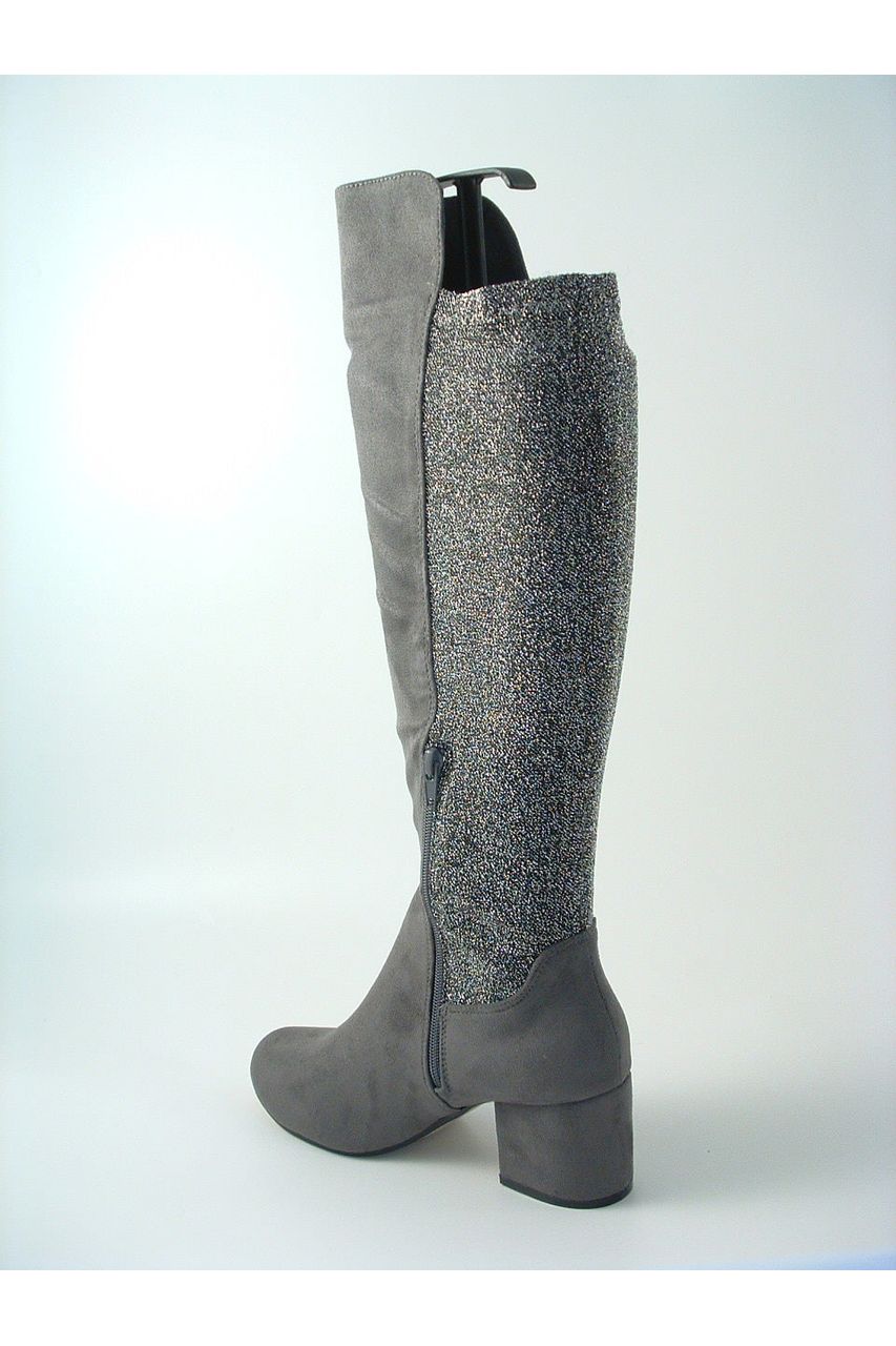 Divine 1717 Monty Metallic Panel Tall Boots Divine_Monty_1717