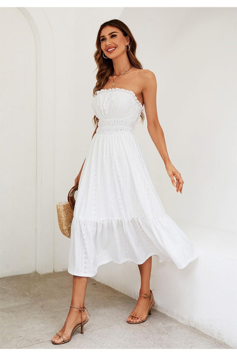 White Women's Dresses UK