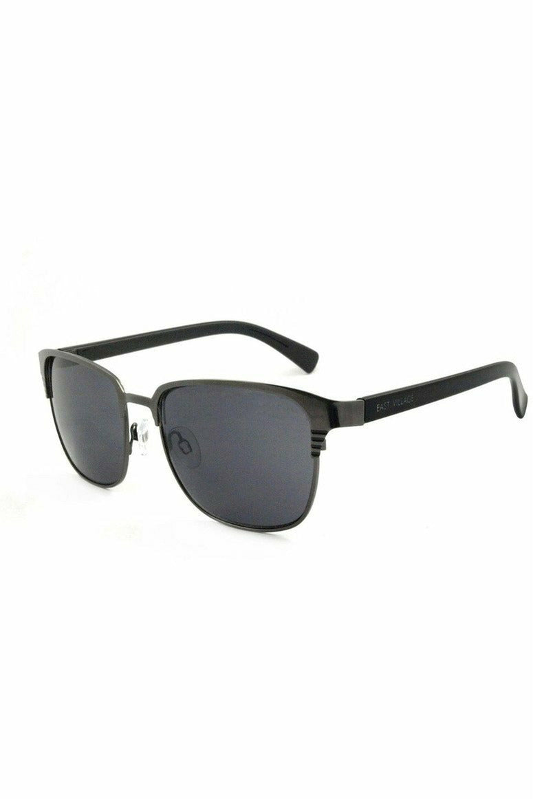 Metal 'joel'  Sunglasses With Blue Flash Lens EV09-2
