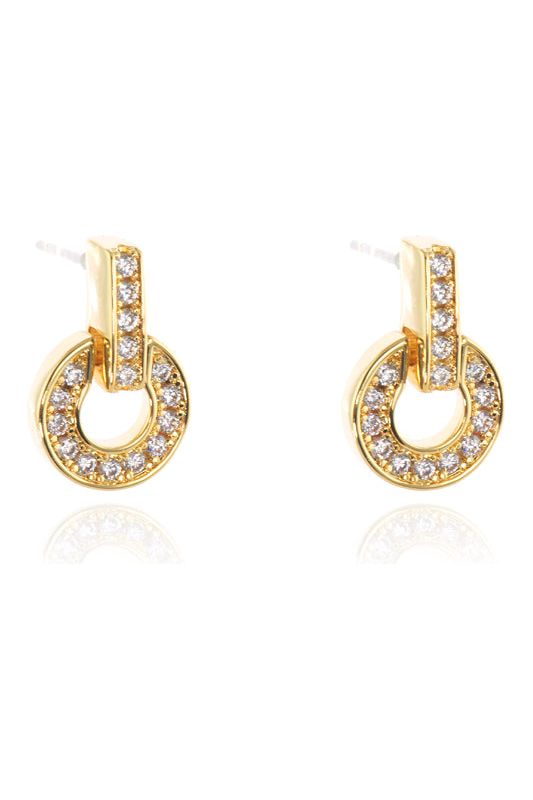 Elana Earrings Plated In Gold 409218G322