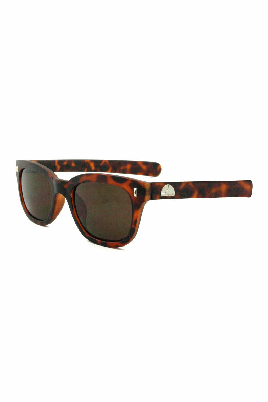 Plastic 'pacino' Sunglasses In Tortoiseshell EV08-1