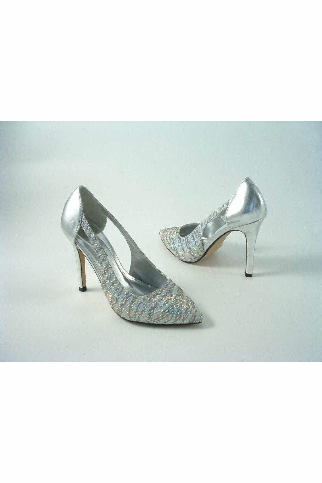 Glimmer Glamour N Glitz Metallic Open Side Shoe 33171
