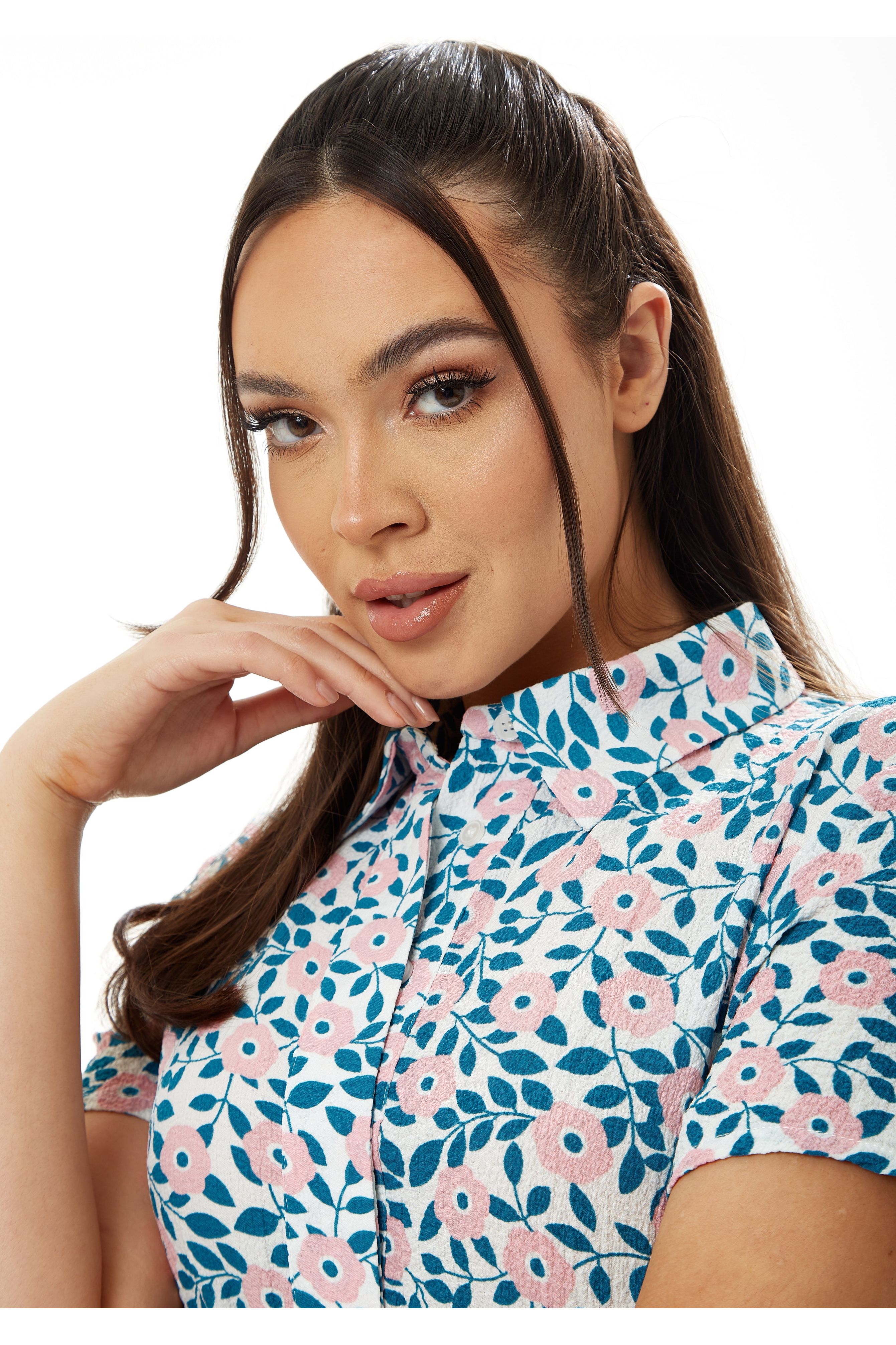 Floral Print Oversized Maxi Dress C12-LIQ22-344