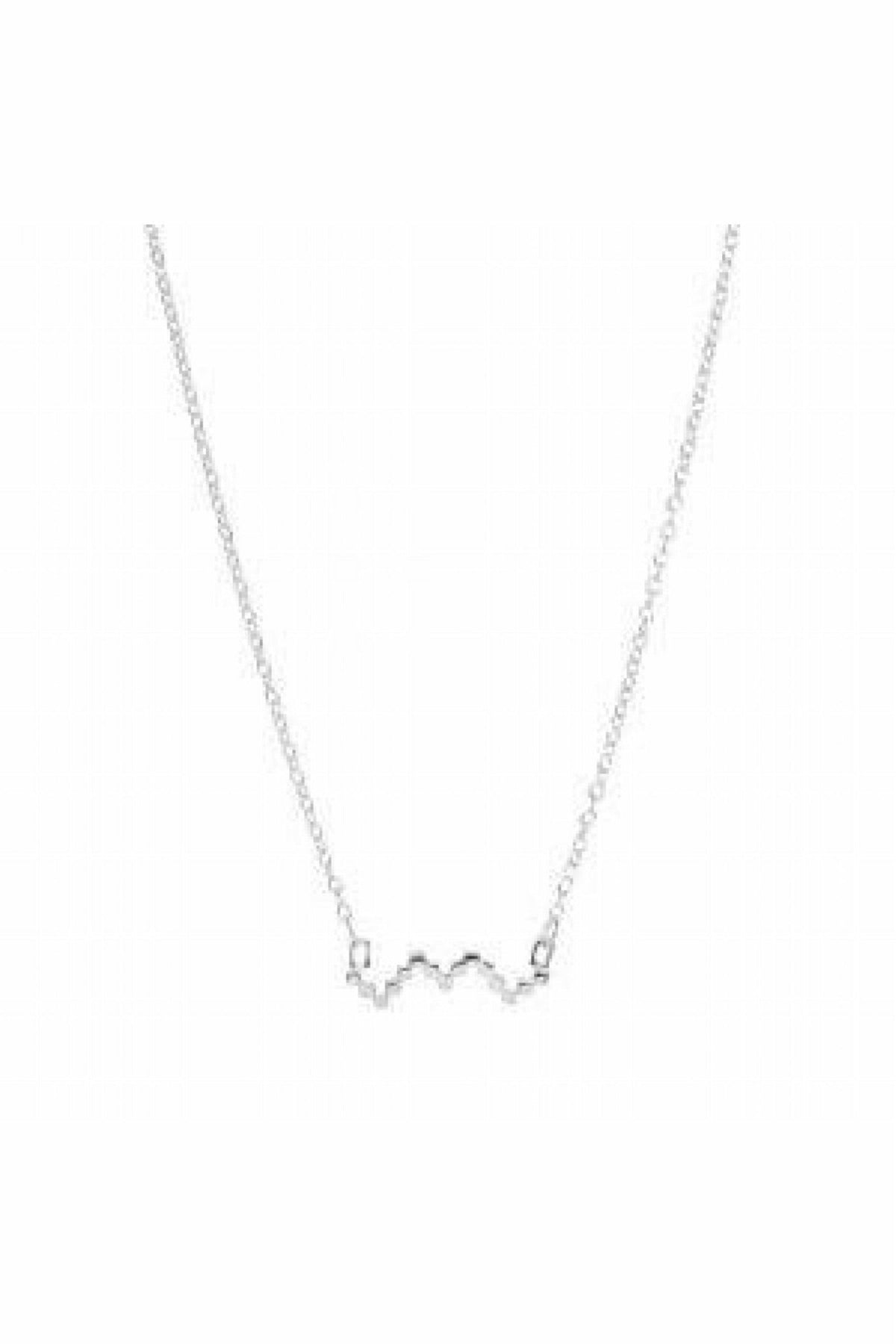 Baori Silhouette Necklace - Silver Jewel Tree London