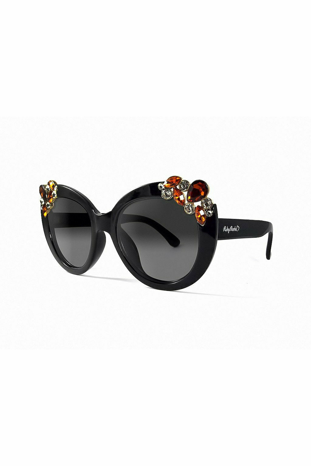 Ladies 'dubai' Gem Detail Sunglasses In Black RR38-1