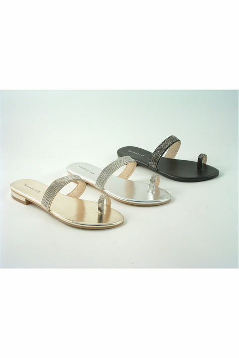 Sabatine Eliza Diamante Toe Post Sandals Eliza_S1315