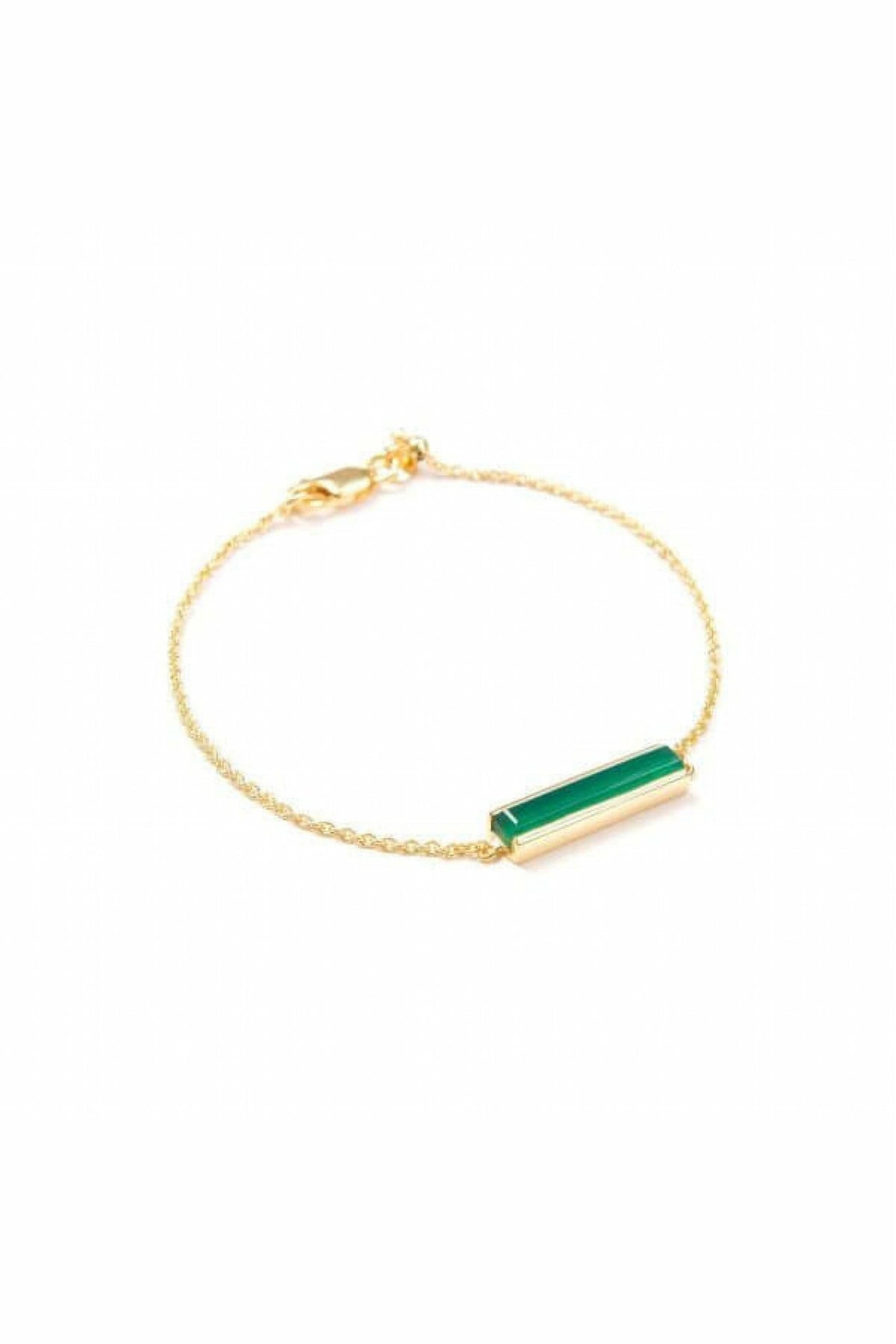 Urban Bracelet -- Green Onyx Stone JTL1052-UB-GOGV-OS